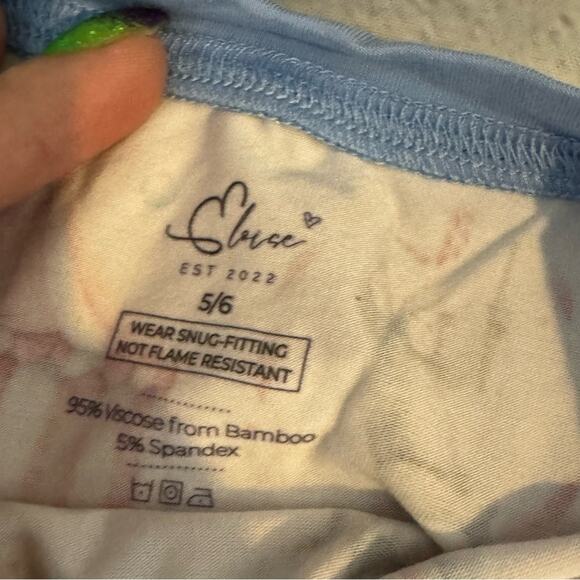 Love Eloise Circus Print Bamboo Pajama Set - Picture 2 of 2